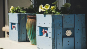 planters and decking